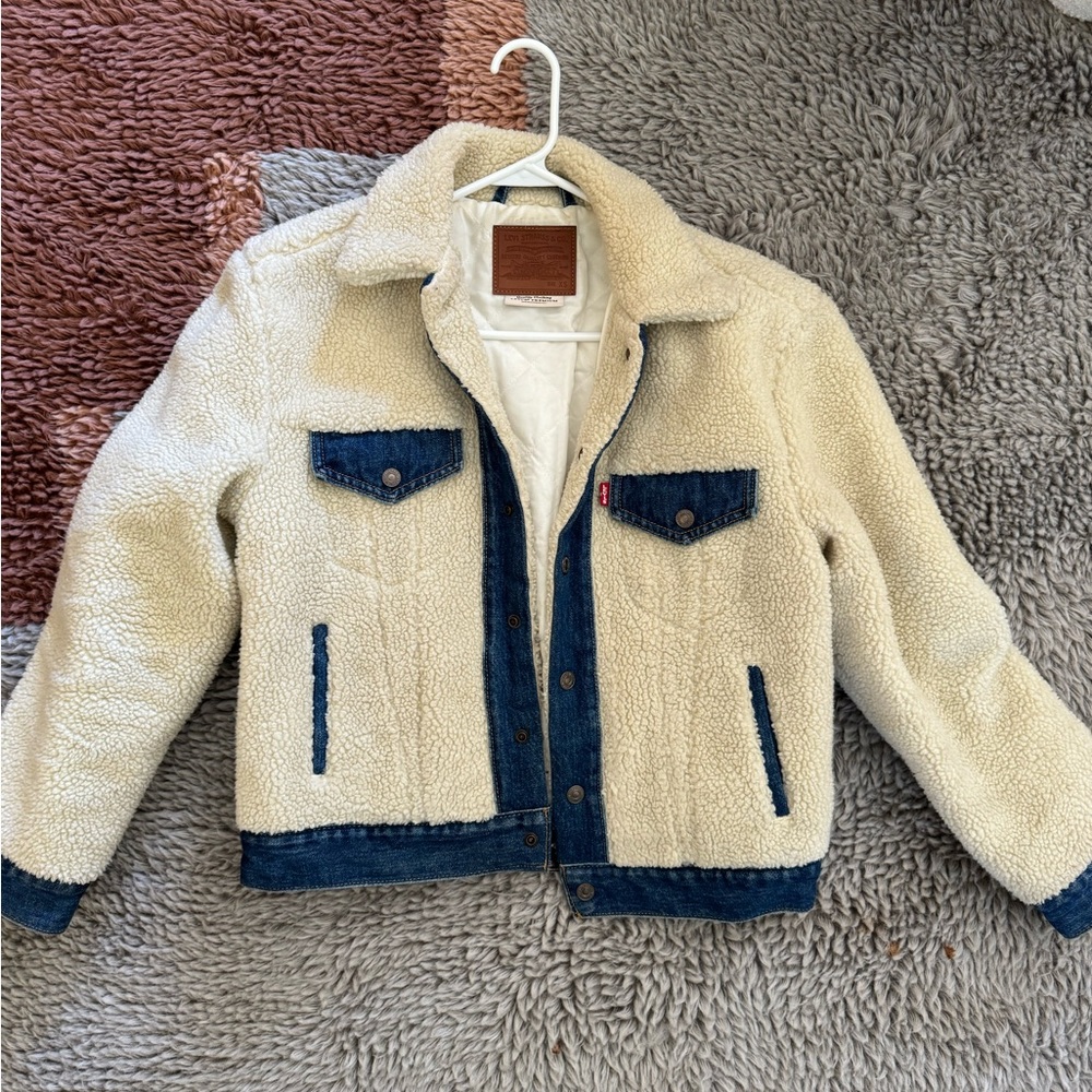 Levi’s Sherpa Denim Jacket from Revolve